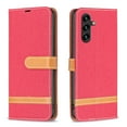 thumbnail image 1 of TECH CIRCLE For Samsung Galaxy A13 5G Wallet Case,Flip Folio Shockproof Protective Cover with Card Holder Kickstand Purse Wrist Strap Phone Case for Samsung Galaxy A13 5G 6.5" 2021,Red, 1 of 8