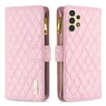thumbnail image 1 of TECH CIRCLE Samsung Galaxy A13 Wallet Case with Strap, Card Holder Leather Flip Magnetic Zipper Purse Wallet Case for Samsung Galaxy A13 4G, Pink, 1 of 6