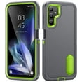 thumbnail image 1 of TECH CIRCLE for Samsung Galaxy A14 5G Case, Anti-Drop Hybrid Heavy Duty Protective Phone Cover Shockproof Rugged Military Bumper Tough Kickstand Cover for Samsung Galaxy A14 5G 6.6" 2023,  Gray, 1 of 7