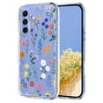 thumbnail image 1 of TECH CIRCLE for Samsung Galaxy A17 5G Flexible TPU Magnetic Phone Case Compatible with MagSafe Cute Slim Clear Floral Full-Body Shockproof Protection Cover for Women Girls,B, 1 of 6