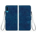 thumbnail image 1 of TECH CIRCLE for Samsung Galaxy A50 6.4" 2019 Flip Wallet Case, PU Leather Case with Cart Slot Hand Strap Kickstand Shockproof Protective Case for Samsung Galaxy A50 Ladies Women Men, Blue, 1 of 10