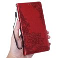thumbnail image 1 of TECH CIRCLE with Samsung Galaxy A72 Case, Premium Leather Case for Samsung Galaxy A72  6.7 inch Protective, Anti-Scratch , Non-Yellowing , Shock Absorption,Stereo Channel ,Red, 1 of 9
