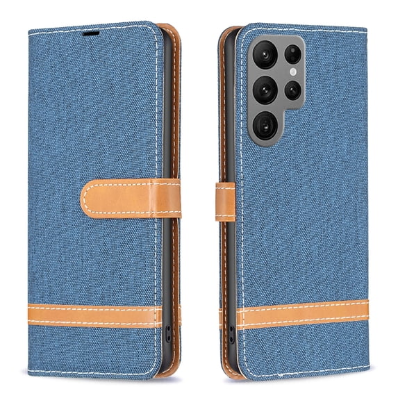 TECH CIRCLE For Samsung Galaxy S21 Ultra Wallet Case,Flip Folio Shockproof Protective Cover with Card Holder Kickstand Purse Wrist Strap Phone Case for Samsung Galaxy S21 Ultra 6.8" 2021,Darkblue