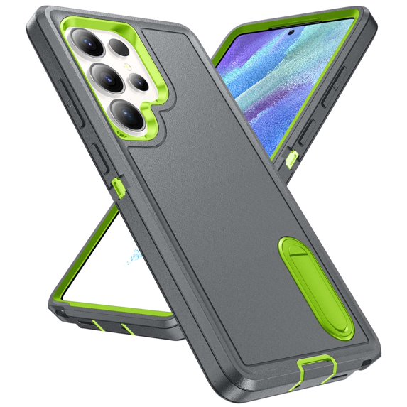 TECH CIRCLE for Samsung Galaxy S23 FE Hybrid Case with KickStand,Heavy Duty Protection Shockproof/Dustproof/Drop Proof Anti-Scratch Slim Protective Durable Case Hard Cover for Women Men,B