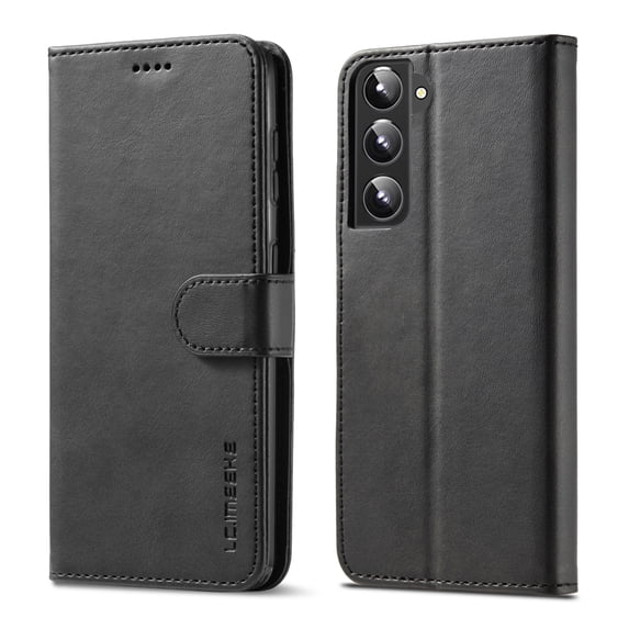 TECH CIRCLE for Samsung Galaxy S23 Plus Wallet Case, Luxury Premium PU Leather Folio Shockproof Protective Kickstand Phone Case with Card Slots Pocket Cover for Galaxy S23 Plus 6.6 inch 2023,Black