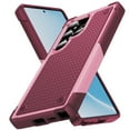 thumbnail image 1 of TECH CIRCLE for Samsung Galaxy S23 Slim Hybrid Case with Hinge Protection & Built-in Kickstand, Dual Layer Shockproof TPU Hard PC Back Cover Slim Protective Case,Rose, 1 of 7