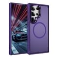thumbnail image 1 of TECH CIRCLE For Samsung Galaxy S23 Ultra Translucent Back Case 6.8" 2023 Model, Compatible with MagSafe and Magnetic Accessories, Lightweight Slim Case, Shockproof Protective Cute Phone Cover, Purple, 1 of 8