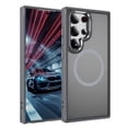 thumbnail image 1 of TECH CIRCLE For Samsung Galaxy S23 Ultra Translucent Back Case 6.8" 2023 Model, Compatible with MagSafe and Magnetic Accessories, Lightweight Slim Case, Shockproof Protective Cute Phone Cover, Gray, 1 of 8