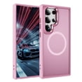 thumbnail image 1 of TECH CIRCLE For Samsung Galaxy S23 Ultra Translucent Back Case 6.8" 2023 Model, Compatible with MagSafe and Magnetic Accessories, Lightweight Slim Case, Shockproof Protective Cute Phone Cover, Pink, 1 of 8