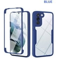 thumbnail image 1 of TECH CIRCLE for Samsung Galaxy S24 FE Case 6.7" 2024 Release, Clear Transparent Back Case with Soft Screen Protector, Slim Fit Lightweight Thin Case, Protective Durable Cover, Blue, 1 of 7