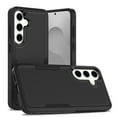 thumbnail image 1 of TECH CIRCLE for Samsung Galaxy S25 PC+TPU Case,Support Magnetic Car Mount Heavy Duty Dual-Layer Rugged Durable Military Grade Heavy Duty Protection Shockproof/Drop Proof Cover,Black, 1 of 6