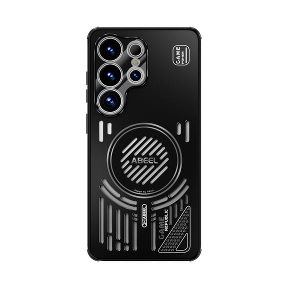 TECH CIRCLE for Samsung Galaxy S25 Ultra (6.9") Hollow Cooling Vent Design Shockproof Case, Compatible with Magnetic Wireless Charging, Heat Dissipation Protective Slim Cover, Black