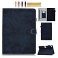thumbnail image 1 of TECH CIRCLE for Samsung Galaxy Tab A9 8.7" 2023 Case Cover with Built-in Pencil Holder, Auto Sleep/Wake Multiple Viewing Angles Kickstand Tablet Case for Samsung Galaxy Tab A9 SM-X110/X115, Blue, 1 of 8