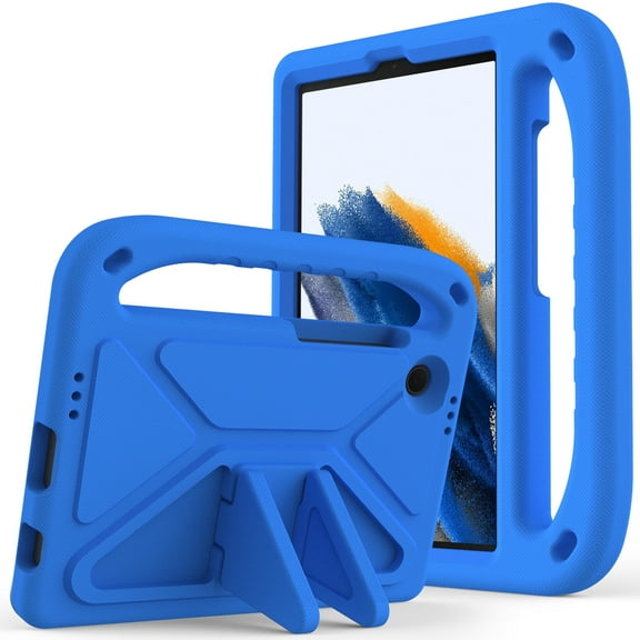 TECH CIRCLE for Samsung Galaxy Tab A9 Case 2023 SM-X110/X115 Tablet Case ,Shockproof Handle Viewing Angles Stand Kids Friendly Case Lightweight EVA Rugged Cover for Samsung Galaxy Tab A9 8.7",Blue