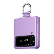 TECH CIRCLE for Samsung Galaxy Z Flip 4 5G Case with Ring Ultra Thin Matte PC Protective Cover Slim Shockproof Anti-Drop Phone Case for Samsung Galaxy Z Flip 4 5G 6.7 inch, Purple