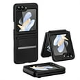 thumbnail image 1 of TECH CIRCLE for Samsung Galaxy Z Flip 5 Case with Hinge Protection, Z Flip 5 Slim Case Wireless Charging Shockproof Full Body Protection Anti-Scratch Phone Case for Galaxy Z Flip 5 5G 2023,Black, 1 of 7