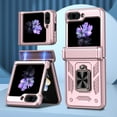 thumbnail image 1 of TECH CIRCLE for Samsung Galaxy Z Flip 5 Case, Z Flip 5 Cover Case, Rugged Protective Shockproof Ring Hodlder Stand Hinge Protection Compatible Car Mount Phone Case for Galaxy Z Flip 5 2023, Rosegold, 1 of 6
