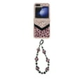 thumbnail image 1 of TECH CIRCLE for Samsung Galaxy Z Flip 5 Phone Case, Bling Glitter Leopards Print Slim Lightweight Case Hard PC Girly Women Cover with Wrist Strap for Galaxy Z Flip 5 6.7" 2023,Pink, 1 of 7