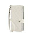 thumbnail image 1 of TECH CIRCLE for Samsung Galaxy Z Fold 3 5g Wallet Case,Premium PU Leather Card Slots Holder Cover with Crossbody Hand Strap Magnetic Clasp Shockproof Phone Shell for Galaxy Z Fold 3,White, 1 of 9