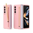 thumbnail image 1 of TECH CIRCLE for Samsung Galaxy Z Fold 3 Case Built-in Screen Protector, Drop Shockproof Full Body Protective Cover with Pen Holder & Free Stylus Pen for Samsung Galaxy Z Fold 3 5G 7.6" 2021,Pink, 1 of 7