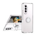 thumbnail image 1 of TECH CIRCLE for Samsung Galaxy Z Fold 4 5G Case with Screen Protector, Built-in 360° Rotation Ring Holder Magnetic Car Mount Stand Shockproof Protective Phone Slim Galaxy Z Fold 4 Cover, Clear, 1 of 7