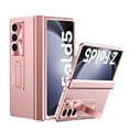 thumbnail image 1 of TECH CIRCLE for Samsung Galaxy Z Fold 5 Case Hinge Coverage Protective with Screen Protector Hard PC Magnetic Plating All-Inclusive Shockproof Kickstand Cover for Galaxy Z Fold 5 5G 2023,Rosegold, 1 of 7