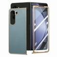thumbnail image 1 of TECH CIRCLE for Samsung Galaxy Z Fold 5 Case,Slim Fit PU Leather Protective Case with Tempered Glass Screen Protector Shockproof Anti-Scratch Phone Case for Galaxy Z Fold 5 2023 7.6",  Blue, 1 of 10