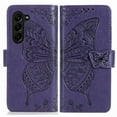 thumbnail image 1 of TECH CIRCLE for Samsung Galaxy Z Fold 5 Wallet Case,Butterfly Folio Flip Case Magnetic Closure RFID Blocking Card Slots Kickstand Shockproof Case for Samsung Galaxy Z Fold 5 7.6 inch 2023,Purple, 1 of 7