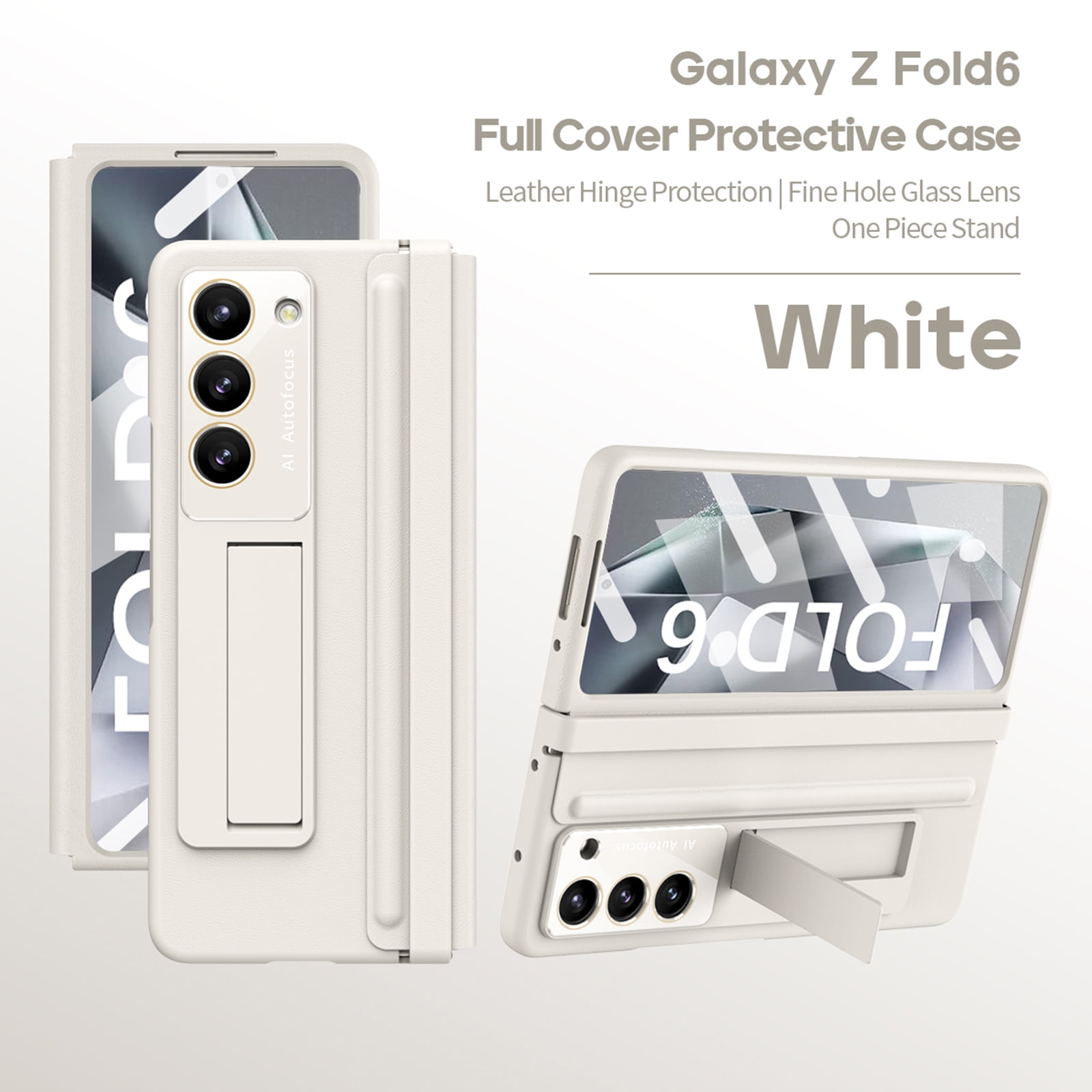 TECH CIRCLE for Samsung Galaxy Z Fold 6 5G Case Built-in Screen