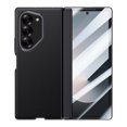 thumbnail image 1 of TECH CIRCLE for Samsung Galaxy Z Fold 6 Case Built-in Screen Protector,PU Leather Texture Full Protection Kickstand Case with Spring Hinge Protection for Samsung Galaxy Z Fold 6 7.6" 2024, Black, 1 of 7