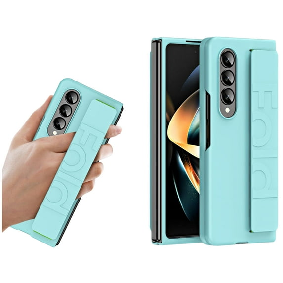 TECH CIRCLE for Samsung Galaxy Z Fold 6 Case,Ultra-Thin Shockproof Hybrid Rugged PC Frame Full Body Protective Cases with Wristband for Samsung Galaxy Fold 6 7.6 inch 2024,