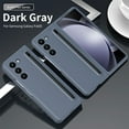thumbnail image 1 of TECH CIRCLE for Samsung Galaxy Z Fold 6 with S Pen Holder & S Pen, Ultra-Thin Frosted Hard PC Shockproof Drop Full Body Protective Phone Case Cover for Samsung Galaxy Z Fold 6 7.6" 2024, Darkgray, 1 of 8