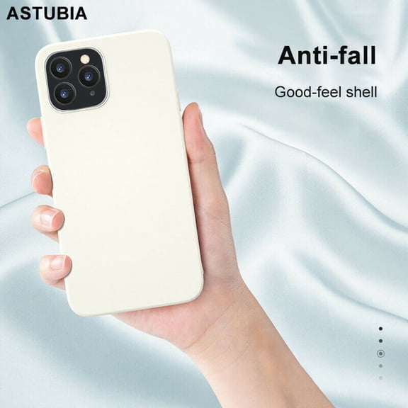 TECH CIRCLE Skin-Friendly Case for iPhone 15 (2023 Release, 6.1 Inches) - Durable Silicone Back Cover Slim Fit Thin Lightweight Portable Simple Cell Phone Shell Case, White