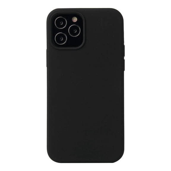 TECH CIRCLE Skin-Friendly Case for iPhone 15 (2023 Release, 6.1 Inches) - Durable Silicone Back Cover Slim Fit Thin Lightweight Portable Simple Cell Phone Shell Case, Black