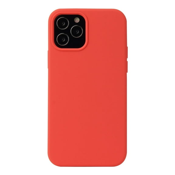 TECH CIRCLE Skin-Friendly Case for iPhone 15 Pro (2023 Release, 6.1 Inches) - Durable Silicone Back Cover Slim Fit Thin Lightweight Portable Simple Cell Phone Shell Case, Coralred