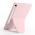 thumbnail image 1 of TECH CIRCLE Slim Back Cover Case for Samsung Galaxy Tab S10+/S9+/S9 FE Plus (12.4"), Built-in Kickstand, Supports S Pen Charging & Attachment, TPU/PU Leather Protective Lightweight Thin Case, Pink, 1 of 6