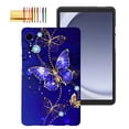 thumbnail image 1 of TECH CIRCLE Slim Case for Samsung Galaxy Tab A9 8.7 Inch 2023,Ultra Thin Lightweight Elegant Soft TPU Anti-Scratch Protective Back Case for Samsung A9 8.7" Tablet(SM-X110/X115/X117),Blue Butterfly, 1 of 6
