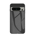 thumbnail image 1 of TECH CIRCLE Slim Phone Cover for Google Pixel 8 Pro,Back Glass Anti-Fingerprint Case Anti-Scratch Fashionable Carbon Fiber Texture Lightweight Phone Shell,for Google Pixel 8 Pro 2023 6.7 inch - Black, 1 of 11