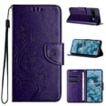thumbnail image 1 of TECH CIRCLE Slim Wallet Case for Google Pixel 8 Pro,Butterfly Floral Embossed PU Leather Anti-Scratch Shockproof Magnetic Clasp Flip Kickstand Card Slots Phone Cover for Google Pixel 8 Pro 6.7",Purple, 1 of 9
