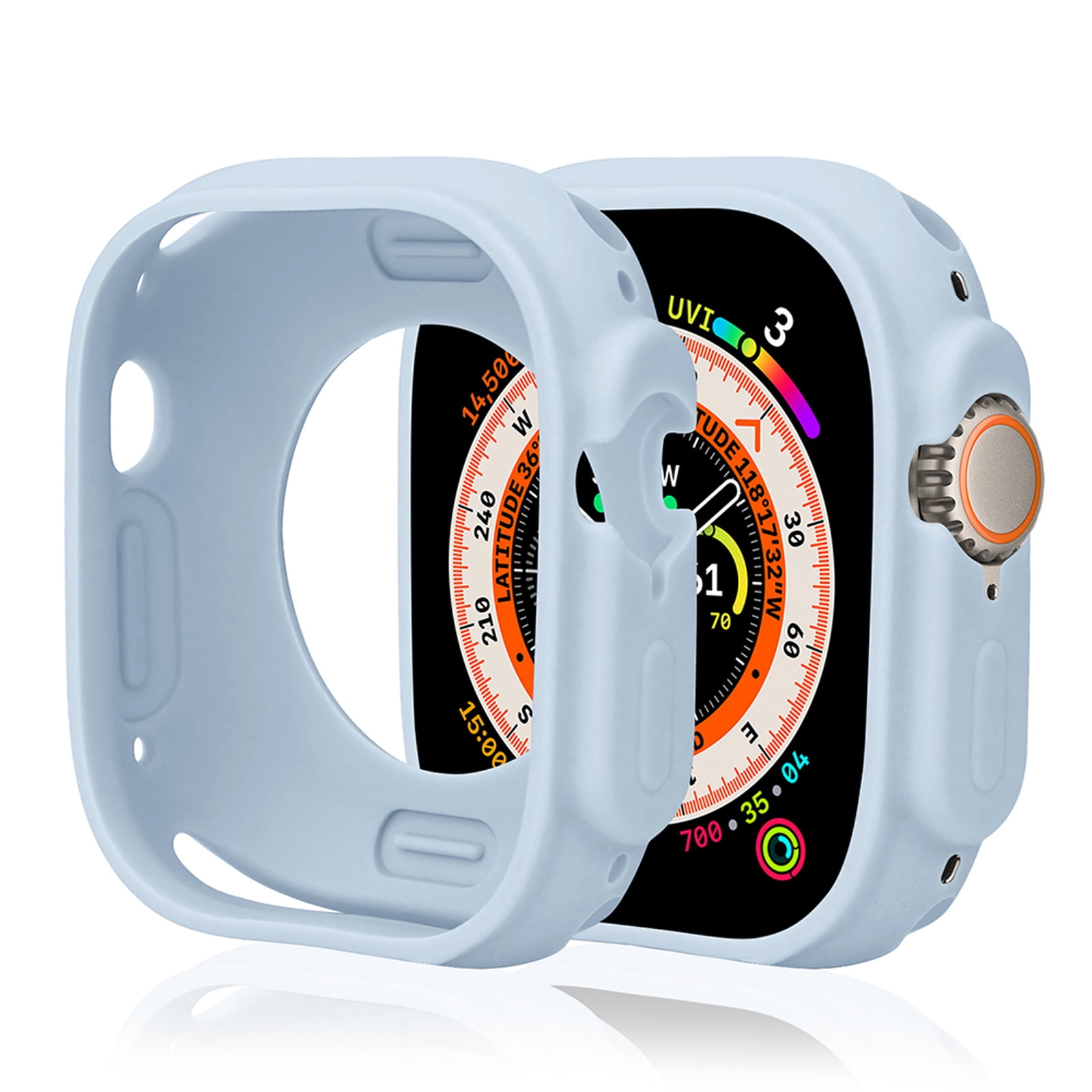 TECH CIRCLE Smartwatch Case for Apple Watch Series 6/5/4/3/2 (44mm/42mm ...