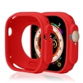 thumbnail image 1 of TECH CIRCLE Smartwatch Case for Apple Watch Series 9/8/7 (45mm) - Durable Soft Silicone Shockproof Case Lightweight Protective Fram Cover for Apple iWatch Series, Red, 1 of 1