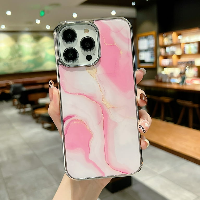 TECH CIRCLE Thin Case for for iPhone 15 Pro [Cute Marble