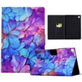 thumbnail image 1 of TECH CIRCLE Ultra Thin Case for iPad Air (3rd Generation) 2019 /iPad Pro Case 2017 10.5", PU Leather Folio Case with Auto Sleep Wake/Card Slots/Stand Features, Lightweight Cute Cover, Blue Purple, 1 of 7
