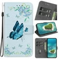thumbnail image 1 of TECH CIRCLE Wallet Case For Samsung Galaxy S23 Plus,Premium PU Leather Magnetic Pocket Card Slots with Wrist Strap Flip Stand Protective Women Girl Phone Case for Galaxy S23 Plus 6.6" 2023,Butterfly, 1 of 1