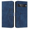 thumbnail image 1 of TECH CIRCLE Wallet Case for Google Pixel 8,With RFID Blocking Card Slots Stand Holder & Detachable Hand Strap,Premium PU Leather Embossed Phone Shell,for Google Pixel 8 6.2" 2023,Blue, 1 of 8