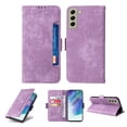 thumbnail image 1 of TECH CIRCLE Wallet Case for Samsung Galaxy S21 FE,Premium PU Leather Magnetic Closure Folio RFID Blocking Card Slots Flip Kickstand Full Body Protection Shockproof Phone Case,Purple, 1 of 10