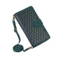 thumbnail image 1 of TECH CIRCLE Wallet Case for Samsung Galaxy S23+ 5G with Shoulder Strap+Wristlet+9 Card Slots, Magnetic Flip Stand Zipper Purse Lanyard Hand Strap Crossbody Phone Case for Galaxy S23 Plus 6.6"-Green, 1 of 9