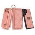 thumbnail image 1 of TECH CIRCLE Wallet Case for Samsung Galaxy S23 Ultra,PU Leather 2 in 1 Magnetic Detachable Case Zipper Folio Flip Card Slot Wrist Strap Wallet Protection Back Cover for Galaxy S23 Ultra 6.8 inch,Pink, 1 of 10