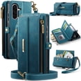thumbnail image 1 of TECH CIRCLE Wallet Case for Samsung Galaxy S24 Plus RFID Blocking 9-Card Holder Soft PU Leather Magnetic Snap Shoulder Strap Zipper Pocket Stand Case Fit for Galaxy S24 Plus for Women,Green, 1 of 5