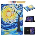 thumbnail image 1 of TECH CIRCLE Wallet Case for Samsung Galaxy Tab A9 8.7" 2023, PU Leather Stand Case Cover with Auto Wake/Sleep Card Slots Pen Holder Case for Samsung Galaxy Tab A9 8.7 inch SM-X110/X115, Tree, 1 of 8